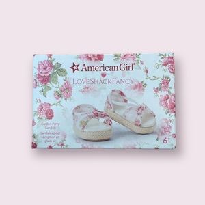 American Girl 💗 Love Shack Fancy Garden party sandals- Doll